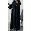 DAISY LACE BLACK CLOSED ABAYA