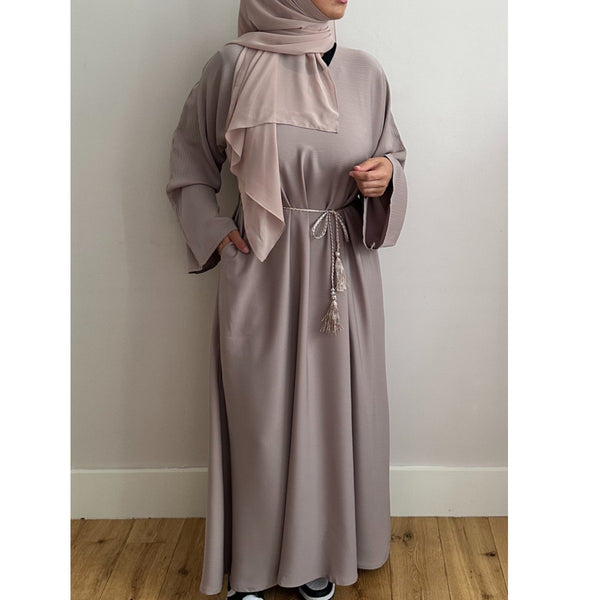 AYLA ABAYA BLUSH NUDE