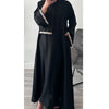 DAISY LACE BLACK CLOSED ABAYA