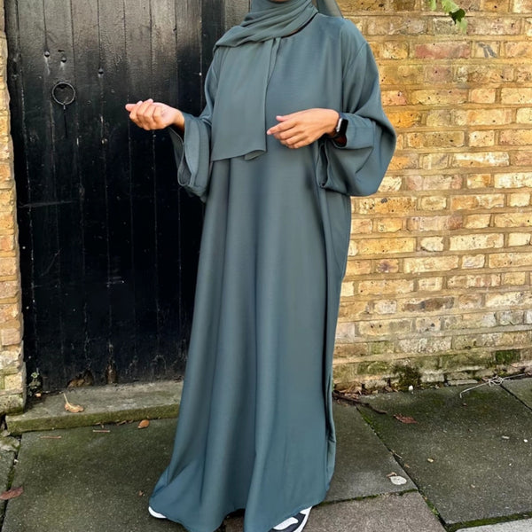 AYLA ABAYA SEA GREEN