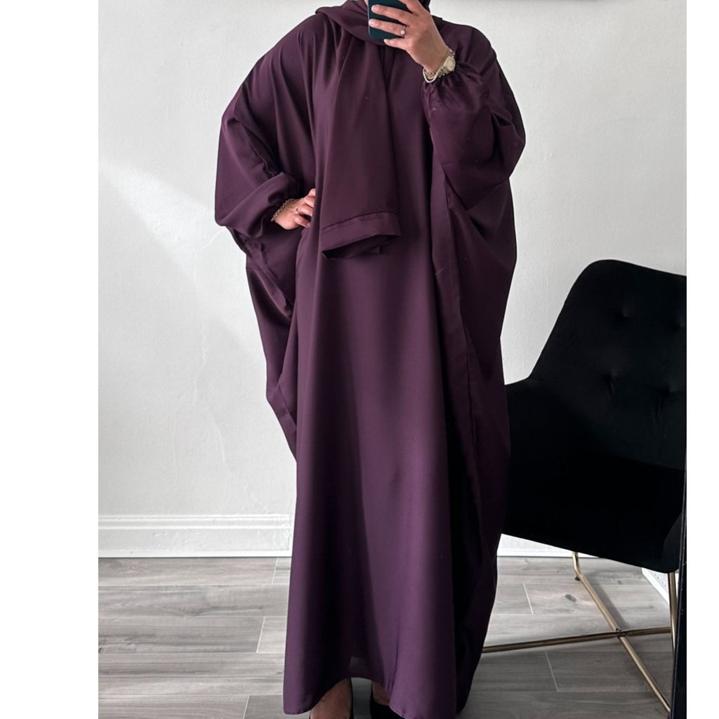 PLUM FARASHA ABAYA – Husna Collection