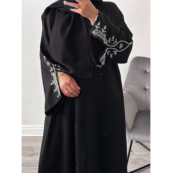 JANNAT EMBELLISHED ABAYA WITH BUTTONS