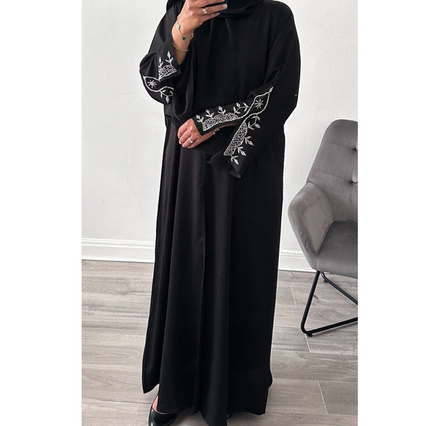 JANNAT EMBELLISHED ABAYA WITH BUTTONS