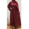 BELLA ABAYA DEEP RED