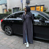 SABEEN ABAYA DARK GREY