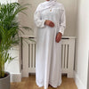 YASMIN WHITE ABAYA