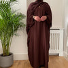 BROWN FARASHA ABAYA