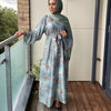 BELLA ABAYA FLORAL MIX DUCK GREEN