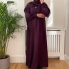 AROUS ABAYA PLUM