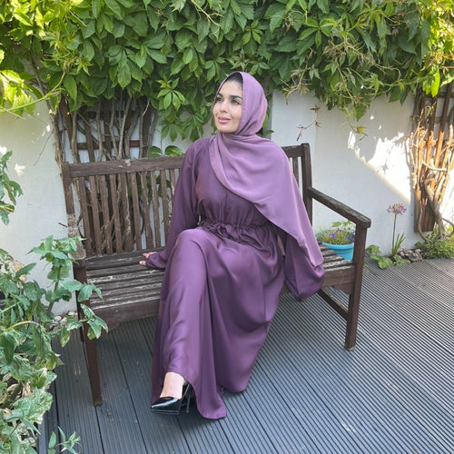 BELLA ABAYA LIGHT PLUM