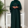 LIYAN ABAYA FOREST GREEN