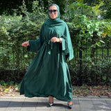 BELLA ABAYA EMERALD GREEN