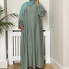 LIYAN ABAYA DUCK GREEN